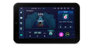 Universal|Doppel-DIN | Android/iPhone | Octa Core | 8GB RAM & 128GB ROM | Drehbares QLED-Display | Globale 4G-LTE-Lösung| TIX221L
